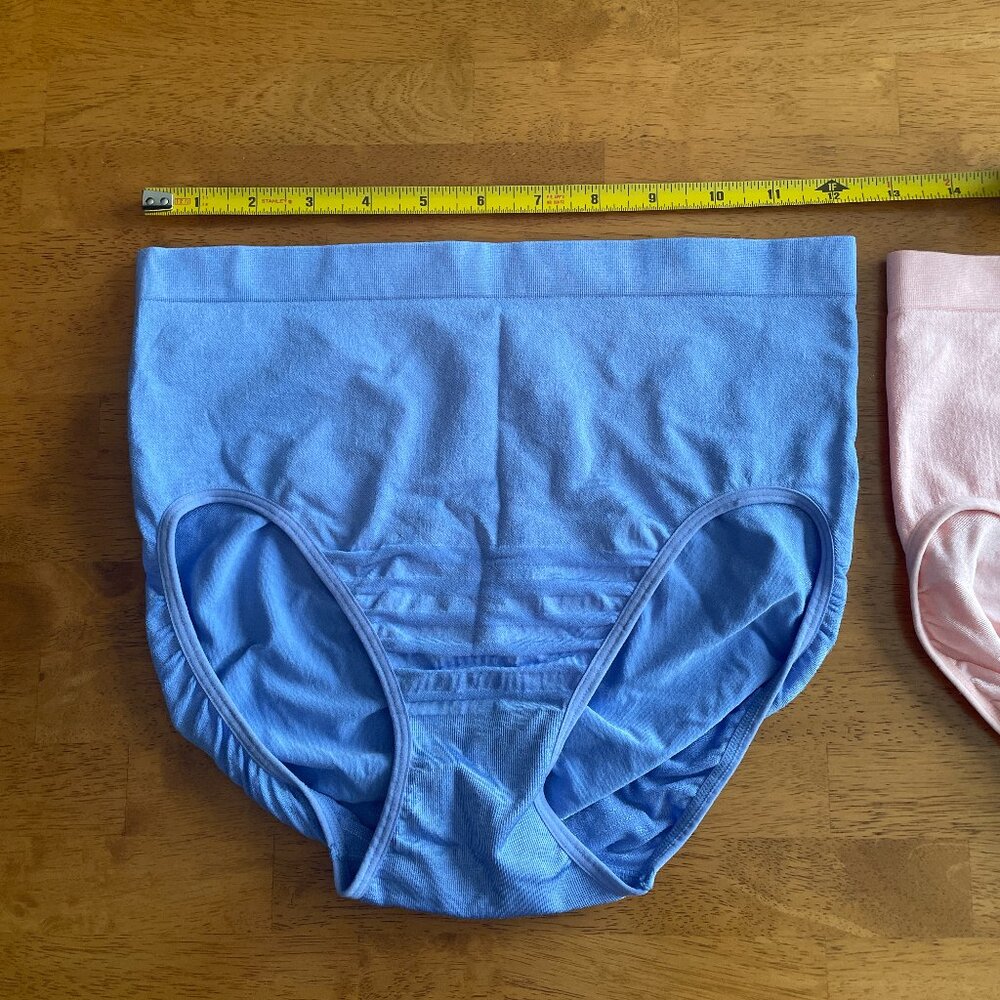 NWOT Set of 2 - Size 2XL Maidenform purple pink tummy control briefs - Picture 5 of 11